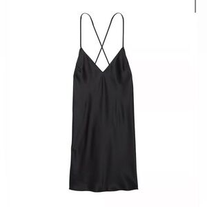 Victoria's Secret Satin Open-Back Slip Dress